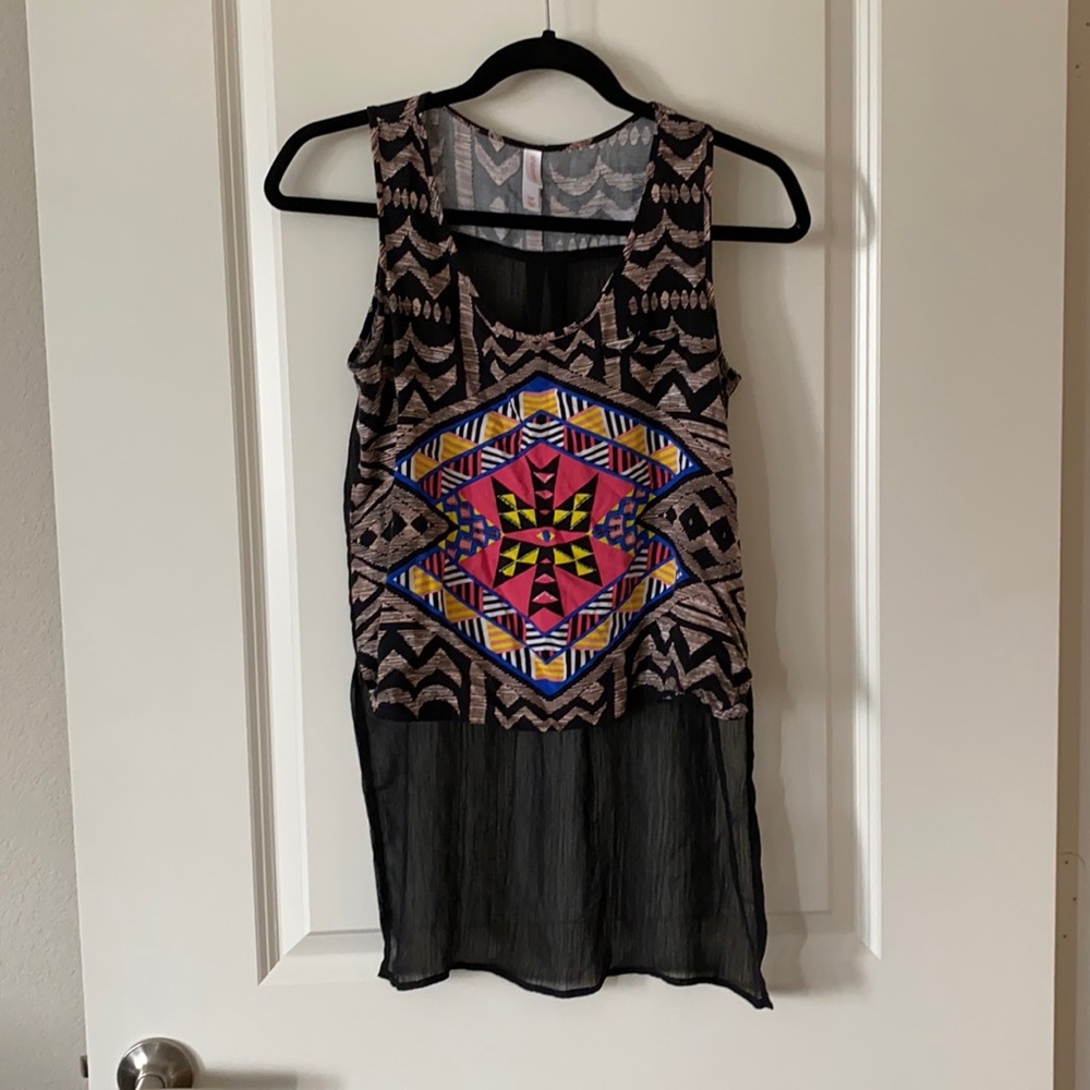 Aztec long back tank
